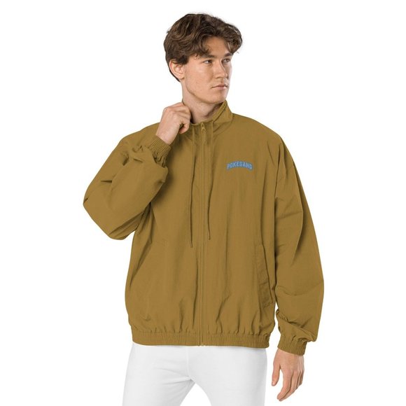 PokeGang Unisex Olive Oil Long Sleeve Full Zipped Inside 1963 Tracksuit Jacket - Picture 7 of 10